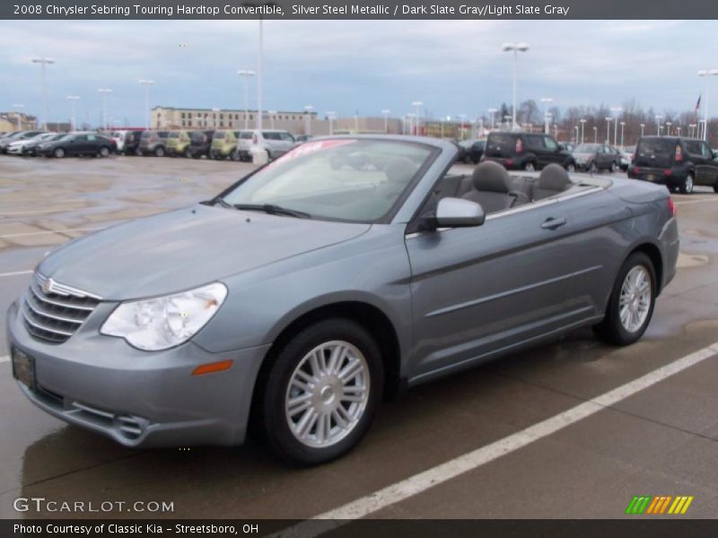 Silver Steel Metallic / Dark Slate Gray/Light Slate Gray 2008 Chrysler Sebring Touring Hardtop Convertible