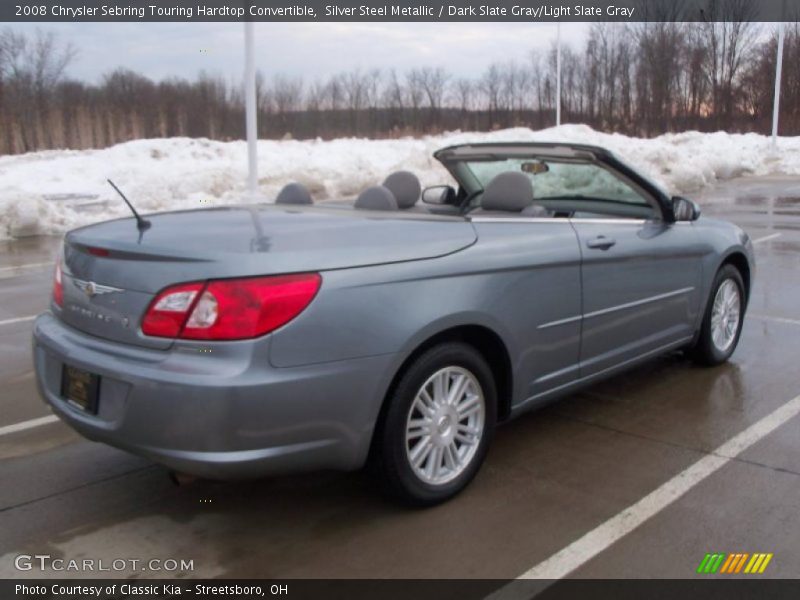 Silver Steel Metallic / Dark Slate Gray/Light Slate Gray 2008 Chrysler Sebring Touring Hardtop Convertible
