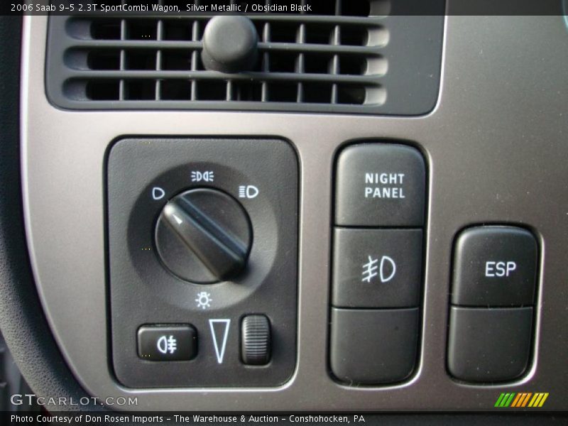 Controls of 2006 9-5 2.3T SportCombi Wagon