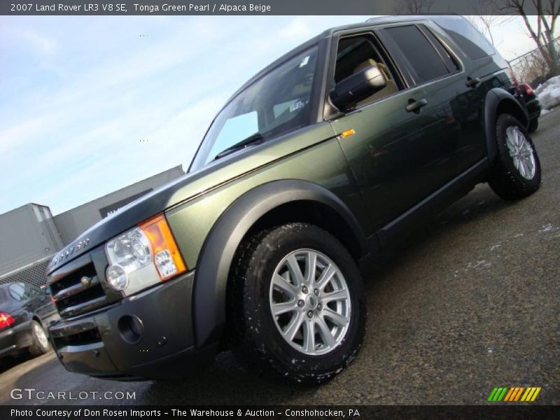 Tonga Green Pearl / Alpaca Beige 2007 Land Rover LR3 V8 SE