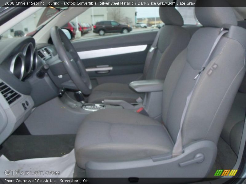 Silver Steel Metallic / Dark Slate Gray/Light Slate Gray 2008 Chrysler Sebring Touring Hardtop Convertible