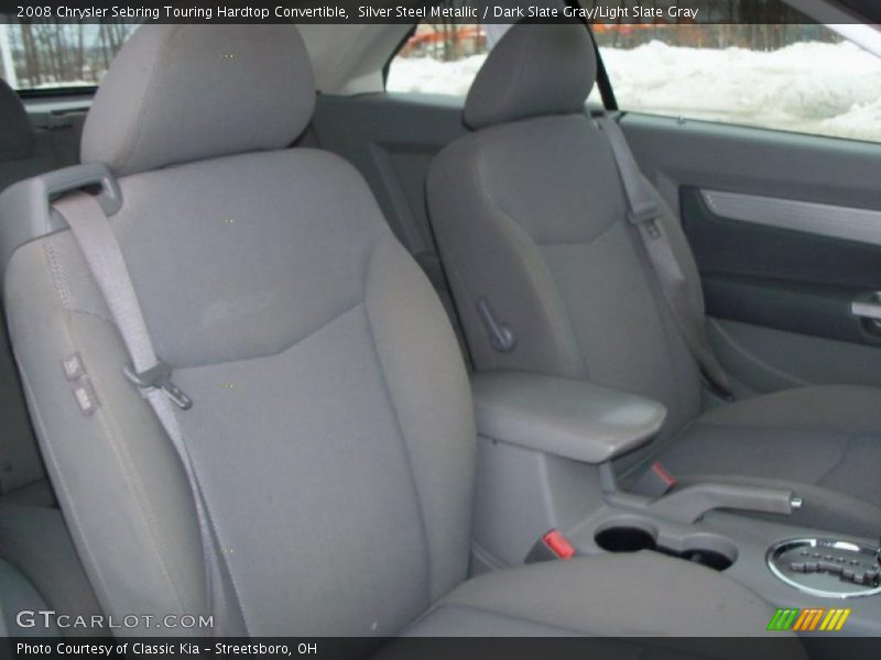 Silver Steel Metallic / Dark Slate Gray/Light Slate Gray 2008 Chrysler Sebring Touring Hardtop Convertible
