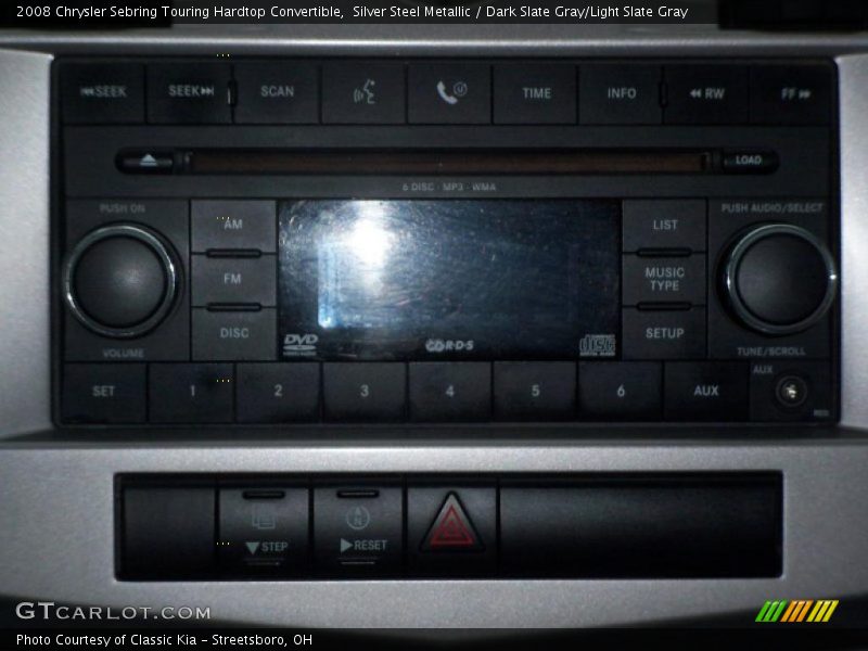 Silver Steel Metallic / Dark Slate Gray/Light Slate Gray 2008 Chrysler Sebring Touring Hardtop Convertible