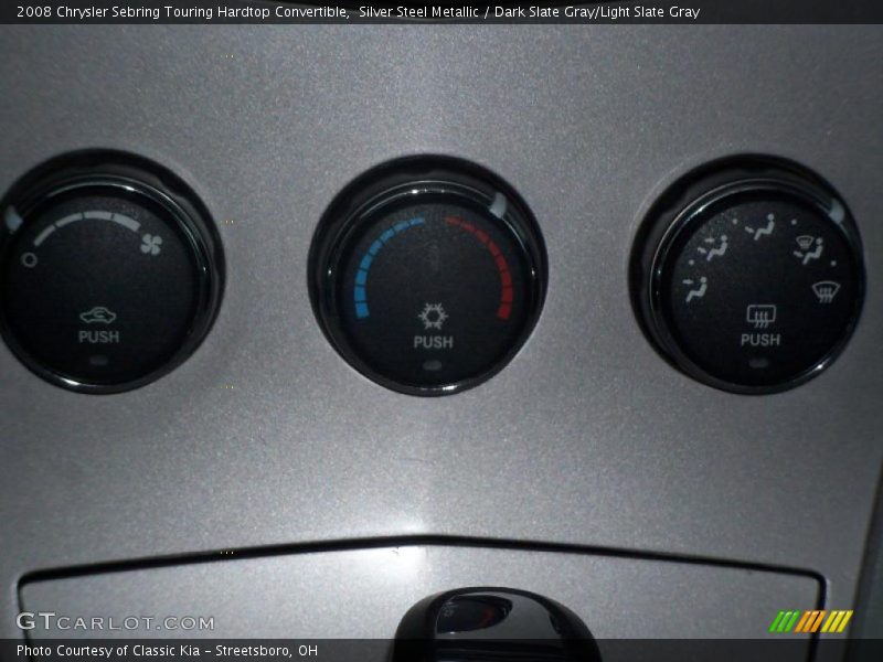Silver Steel Metallic / Dark Slate Gray/Light Slate Gray 2008 Chrysler Sebring Touring Hardtop Convertible
