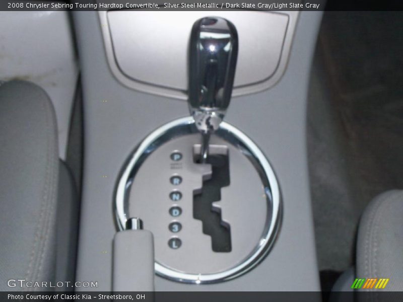Silver Steel Metallic / Dark Slate Gray/Light Slate Gray 2008 Chrysler Sebring Touring Hardtop Convertible