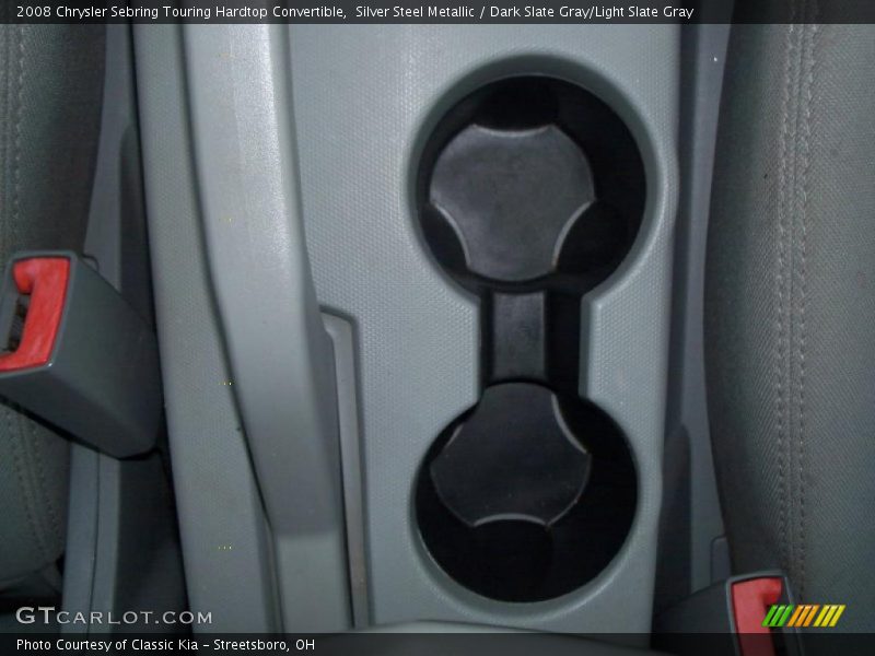 Silver Steel Metallic / Dark Slate Gray/Light Slate Gray 2008 Chrysler Sebring Touring Hardtop Convertible