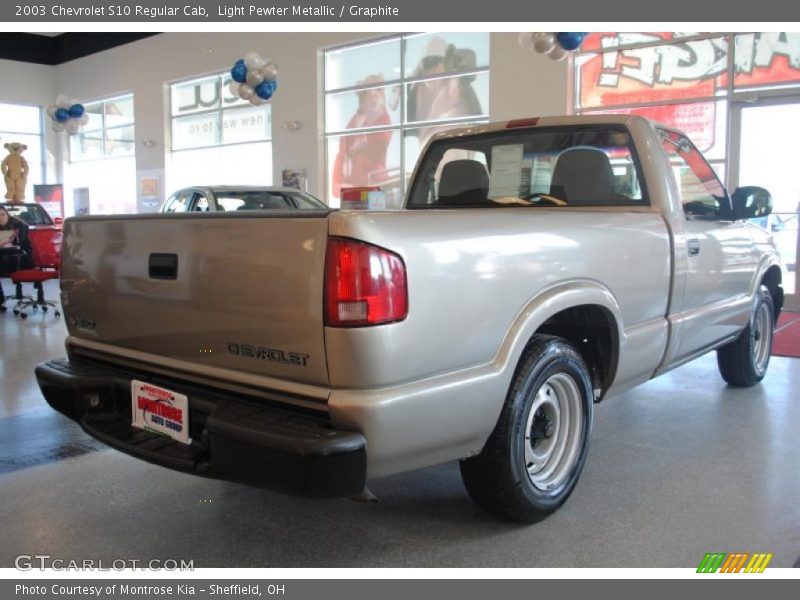 Light Pewter Metallic / Graphite 2003 Chevrolet S10 Regular Cab