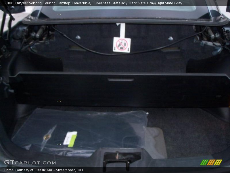 Silver Steel Metallic / Dark Slate Gray/Light Slate Gray 2008 Chrysler Sebring Touring Hardtop Convertible
