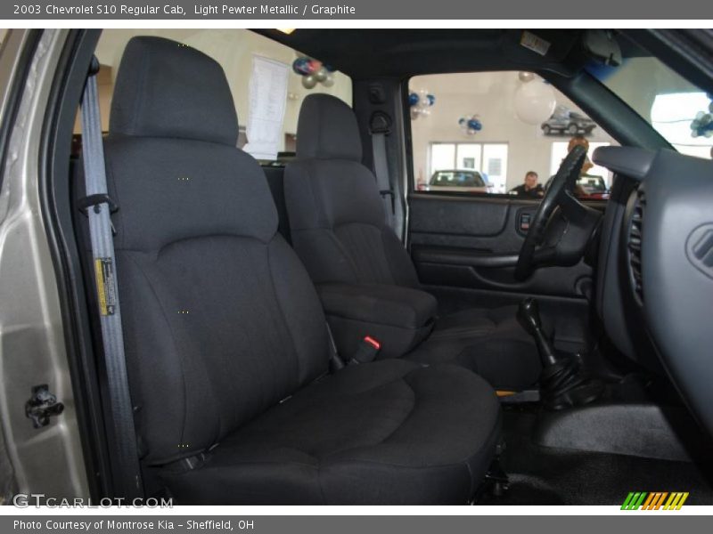 Light Pewter Metallic / Graphite 2003 Chevrolet S10 Regular Cab