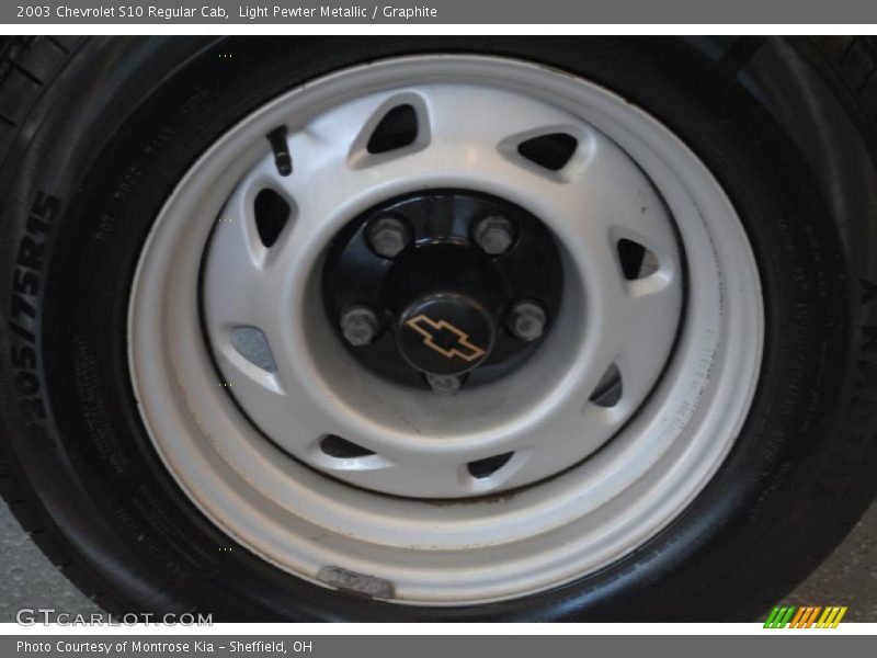 Light Pewter Metallic / Graphite 2003 Chevrolet S10 Regular Cab