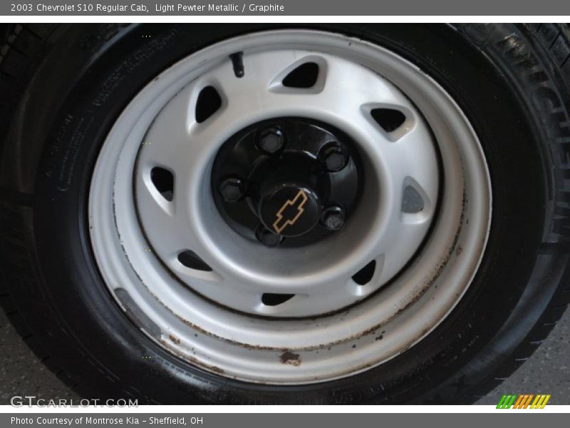 Light Pewter Metallic / Graphite 2003 Chevrolet S10 Regular Cab