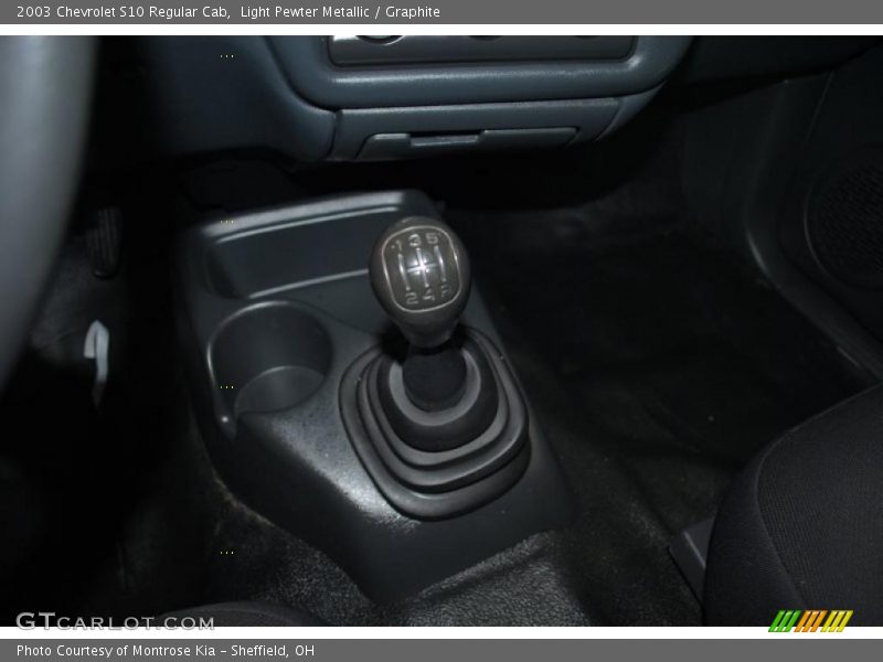 Light Pewter Metallic / Graphite 2003 Chevrolet S10 Regular Cab