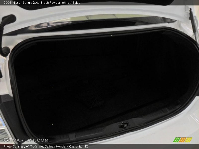Fresh Powder White / Beige 2008 Nissan Sentra 2.0
