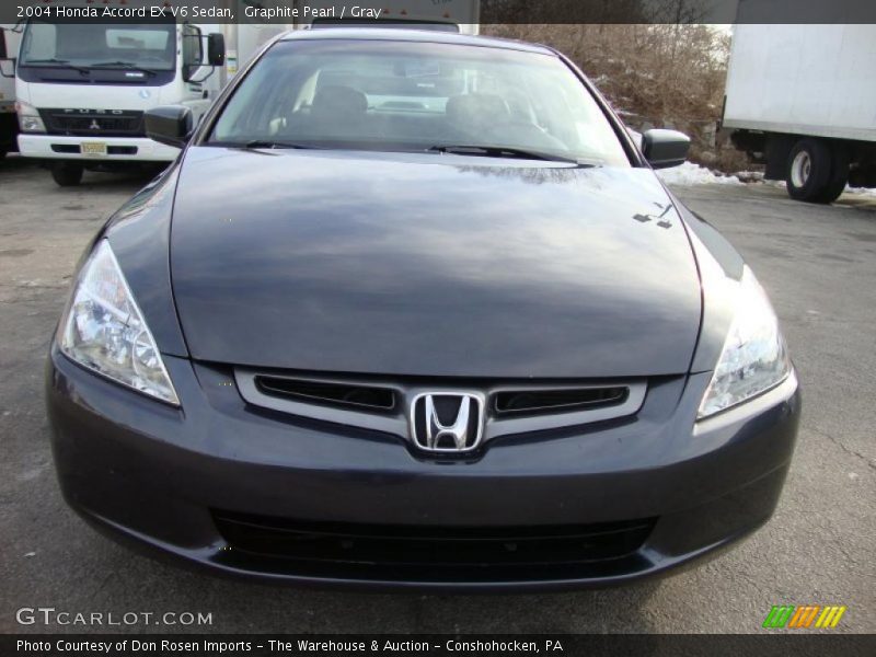 Graphite Pearl / Gray 2004 Honda Accord EX V6 Sedan