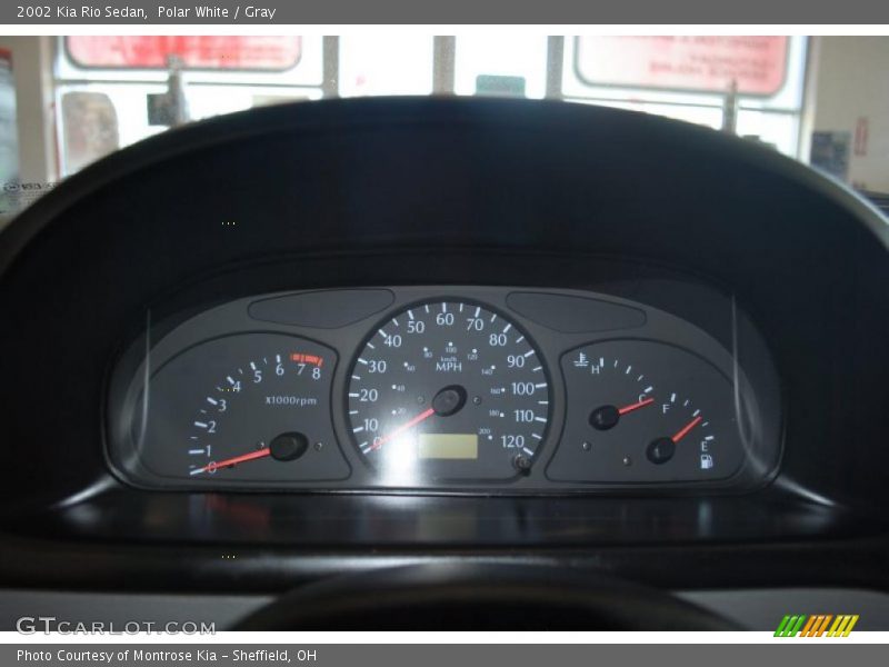  2002 Rio Sedan Sedan Gauges