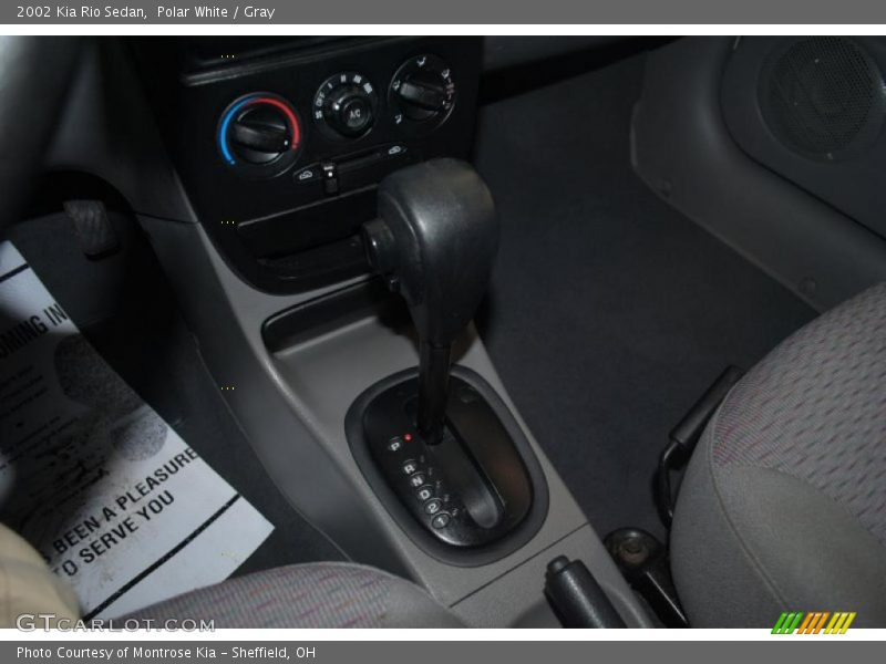  2002 Rio Sedan 4 Speed Automatic Shifter