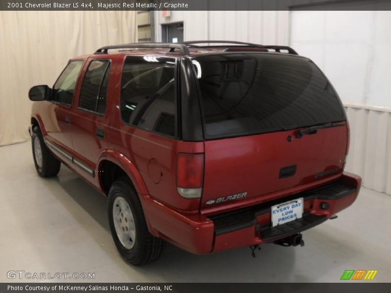 Majestic Red Metallic / Graphite 2001 Chevrolet Blazer LS 4x4
