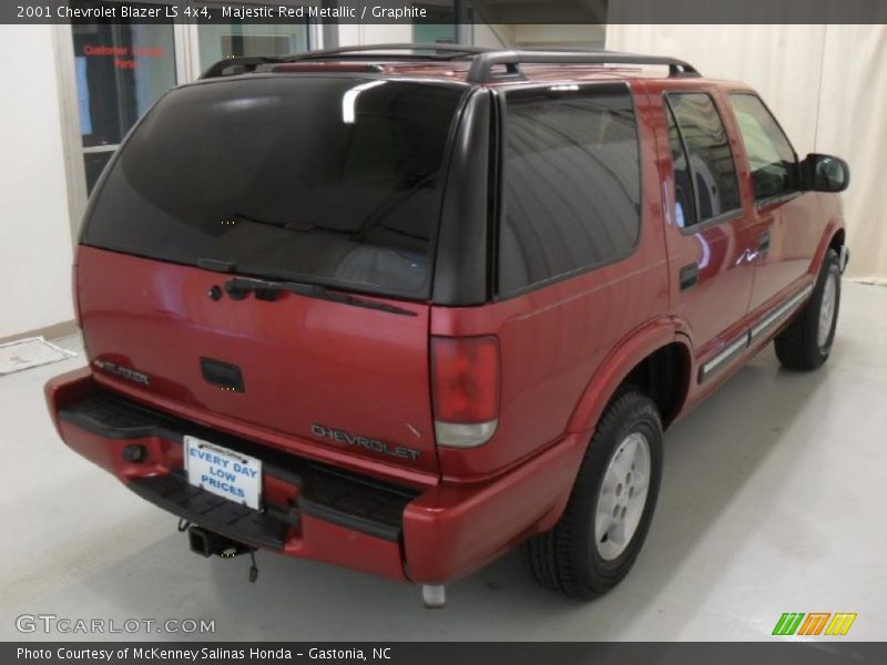 Majestic Red Metallic / Graphite 2001 Chevrolet Blazer LS 4x4
