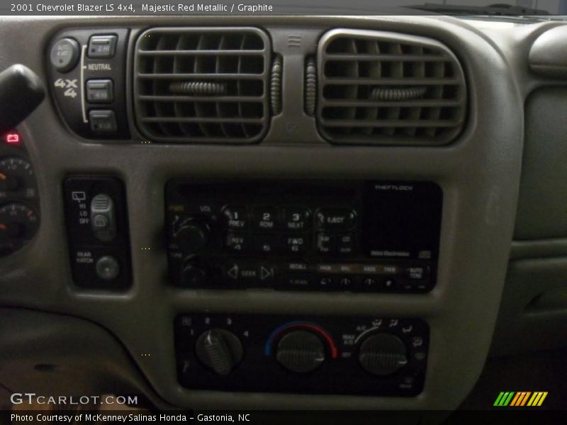 Majestic Red Metallic / Graphite 2001 Chevrolet Blazer LS 4x4