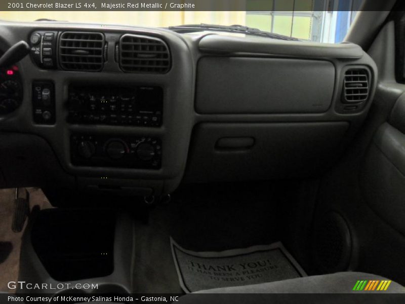 Majestic Red Metallic / Graphite 2001 Chevrolet Blazer LS 4x4