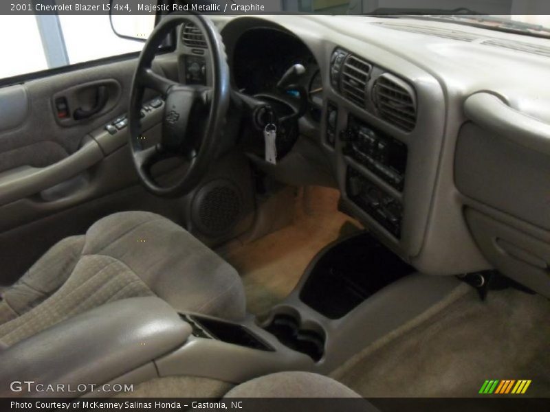 Majestic Red Metallic / Graphite 2001 Chevrolet Blazer LS 4x4