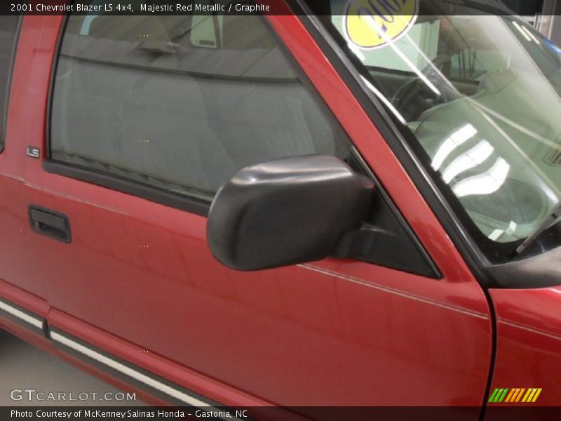 Majestic Red Metallic / Graphite 2001 Chevrolet Blazer LS 4x4
