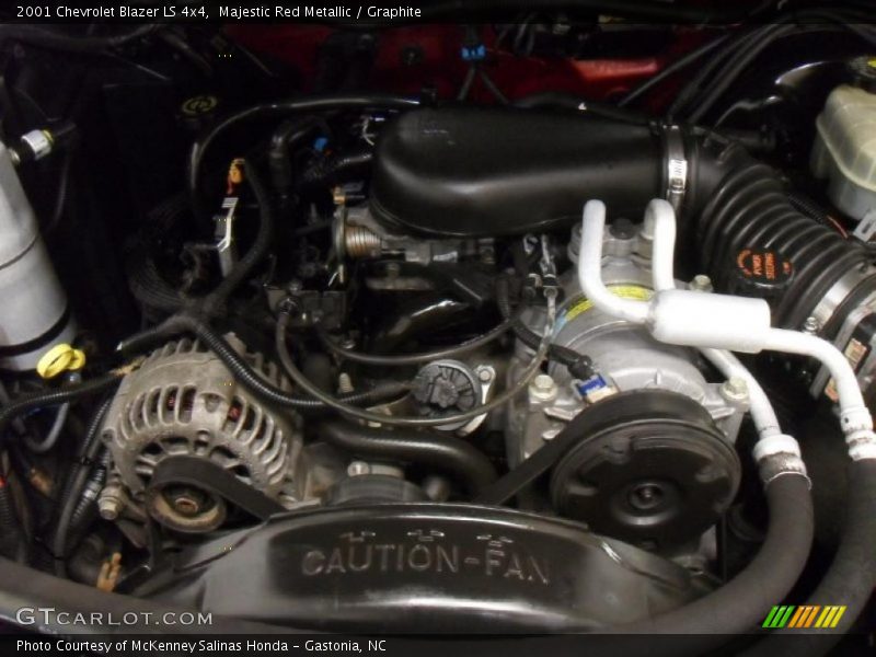 Majestic Red Metallic / Graphite 2001 Chevrolet Blazer LS 4x4