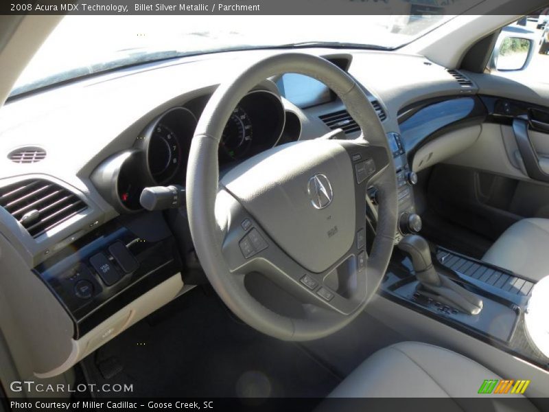 Billet Silver Metallic / Parchment 2008 Acura MDX Technology