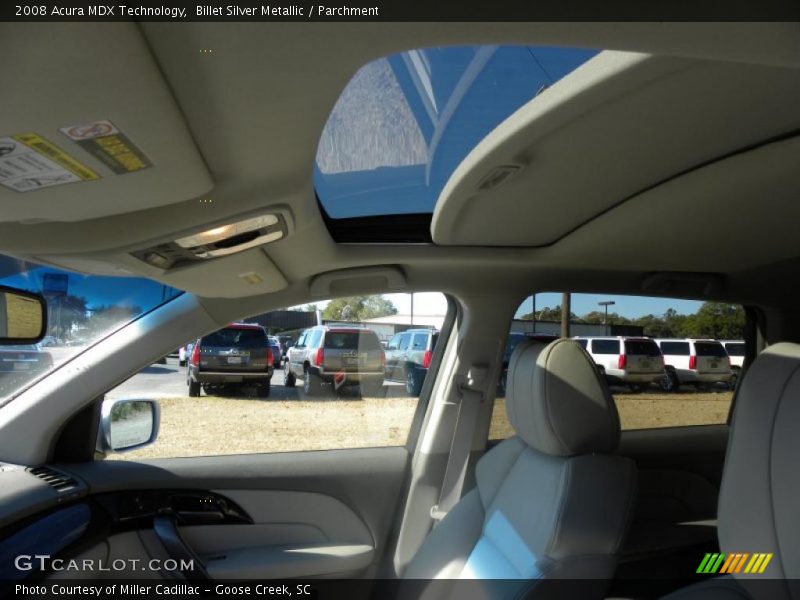 Billet Silver Metallic / Parchment 2008 Acura MDX Technology
