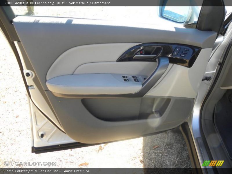 Billet Silver Metallic / Parchment 2008 Acura MDX Technology