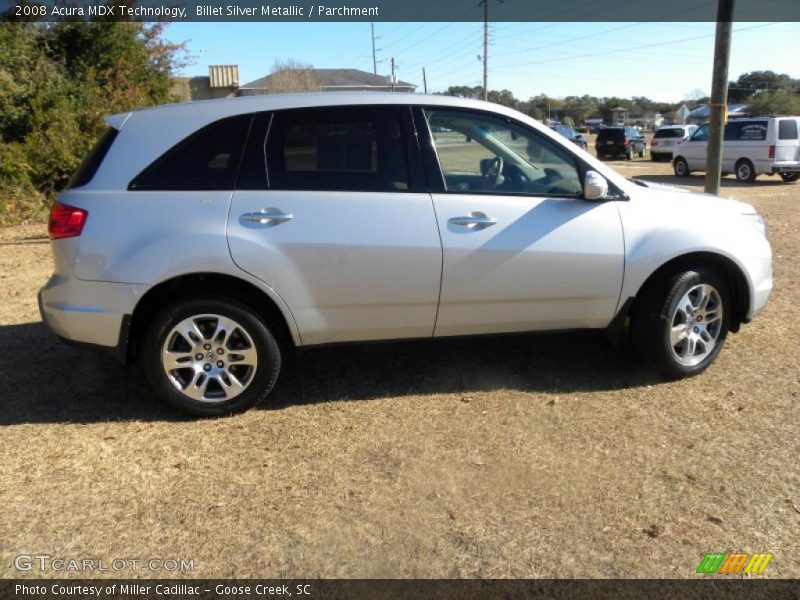Billet Silver Metallic / Parchment 2008 Acura MDX Technology