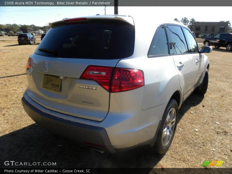Billet Silver Metallic / Parchment 2008 Acura MDX Technology
