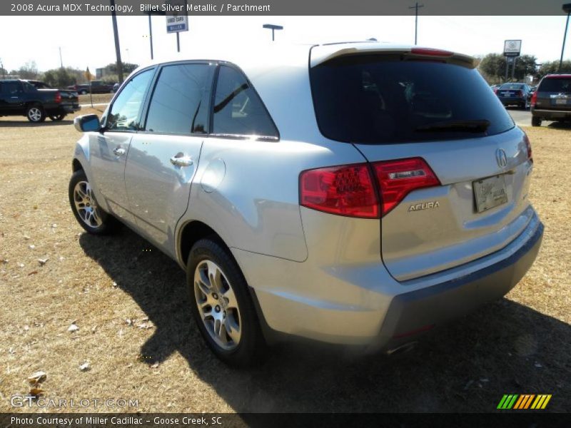 Billet Silver Metallic / Parchment 2008 Acura MDX Technology