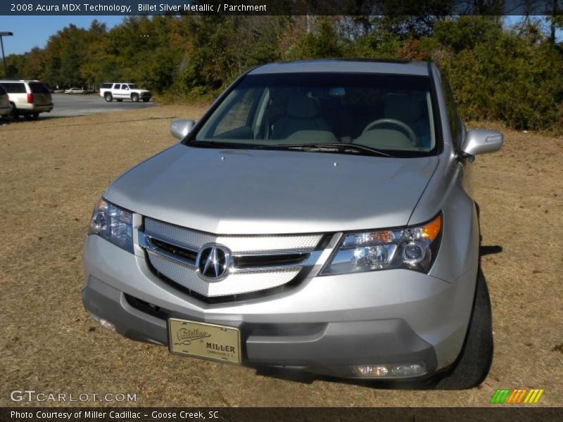 Billet Silver Metallic / Parchment 2008 Acura MDX Technology
