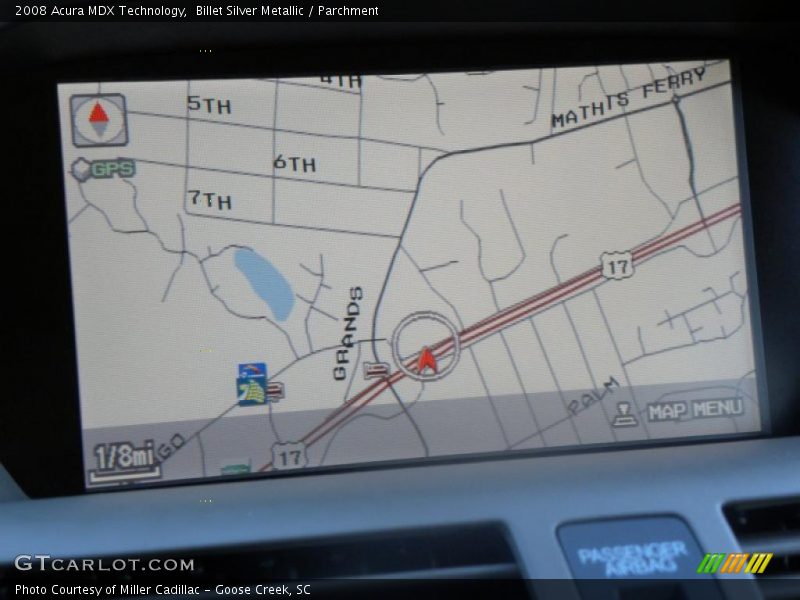 Billet Silver Metallic / Parchment 2008 Acura MDX Technology