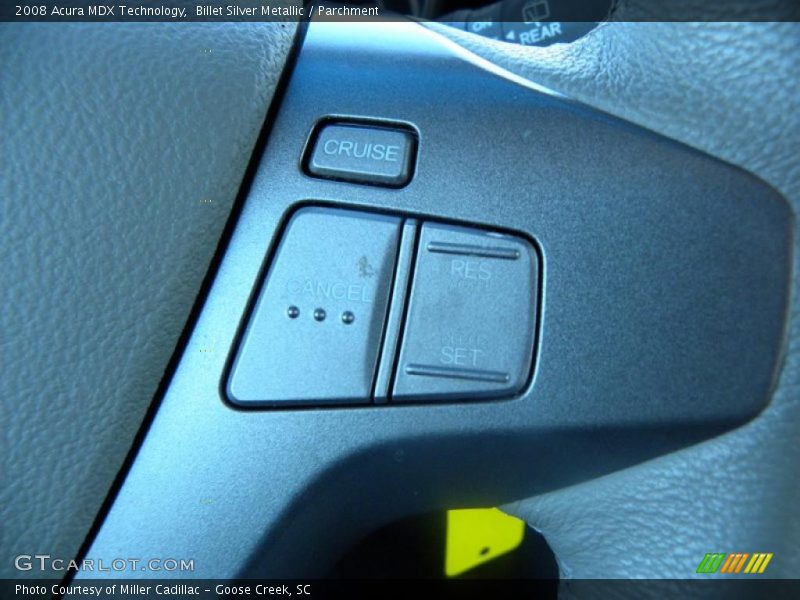 Billet Silver Metallic / Parchment 2008 Acura MDX Technology