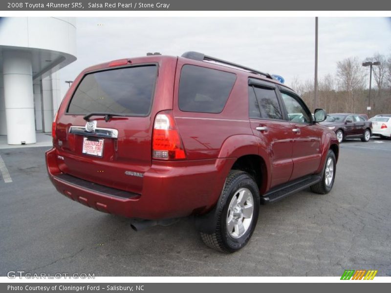Salsa Red Pearl / Stone Gray 2008 Toyota 4Runner SR5