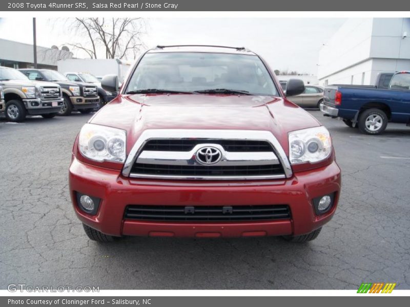 Salsa Red Pearl / Stone Gray 2008 Toyota 4Runner SR5