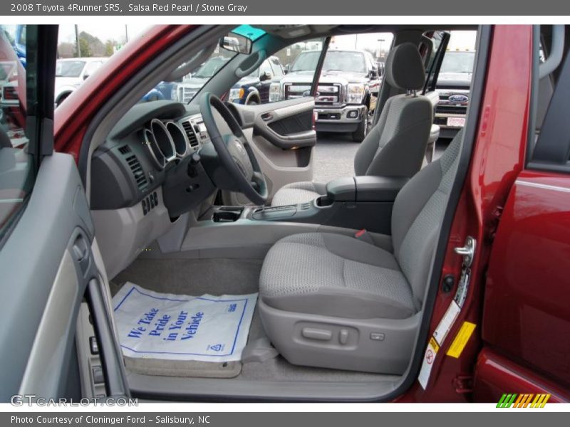 Salsa Red Pearl / Stone Gray 2008 Toyota 4Runner SR5