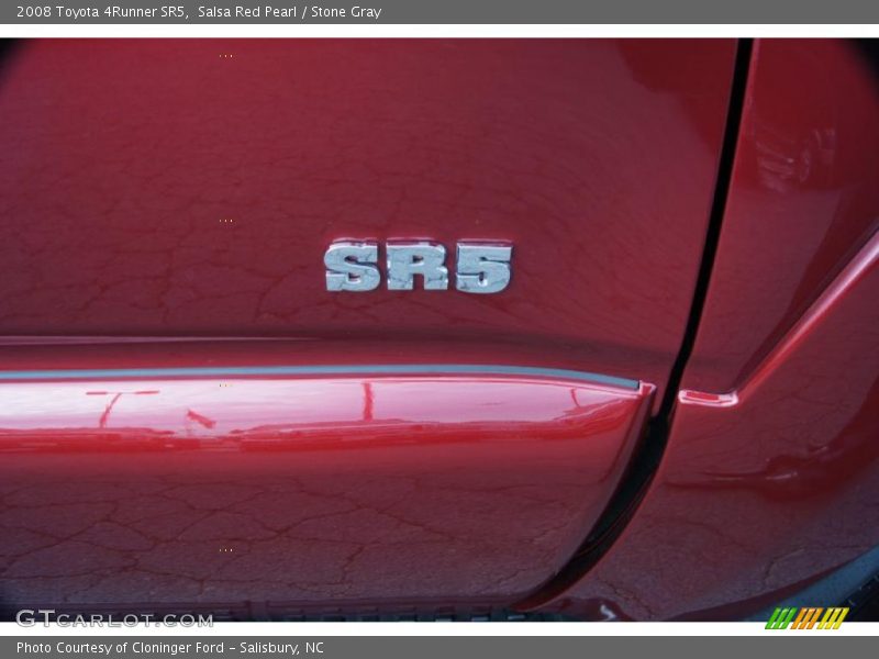 Salsa Red Pearl / Stone Gray 2008 Toyota 4Runner SR5