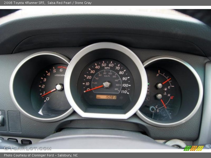 Salsa Red Pearl / Stone Gray 2008 Toyota 4Runner SR5