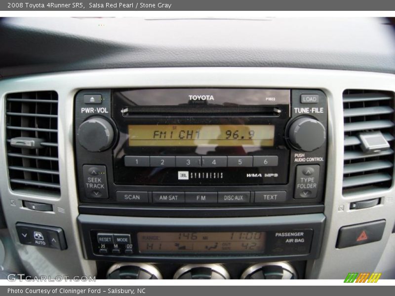 Salsa Red Pearl / Stone Gray 2008 Toyota 4Runner SR5