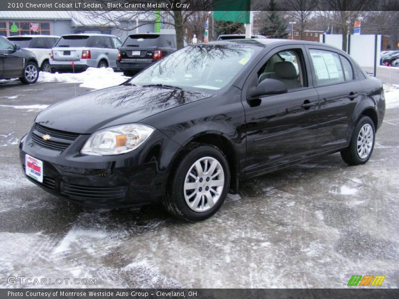 Black Granite Metallic / Gray 2010 Chevrolet Cobalt LT Sedan