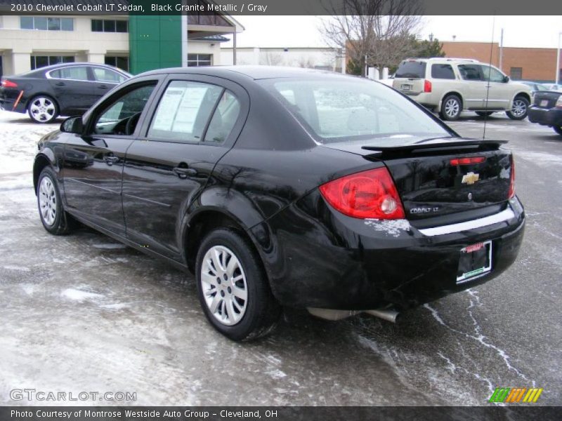 Black Granite Metallic / Gray 2010 Chevrolet Cobalt LT Sedan