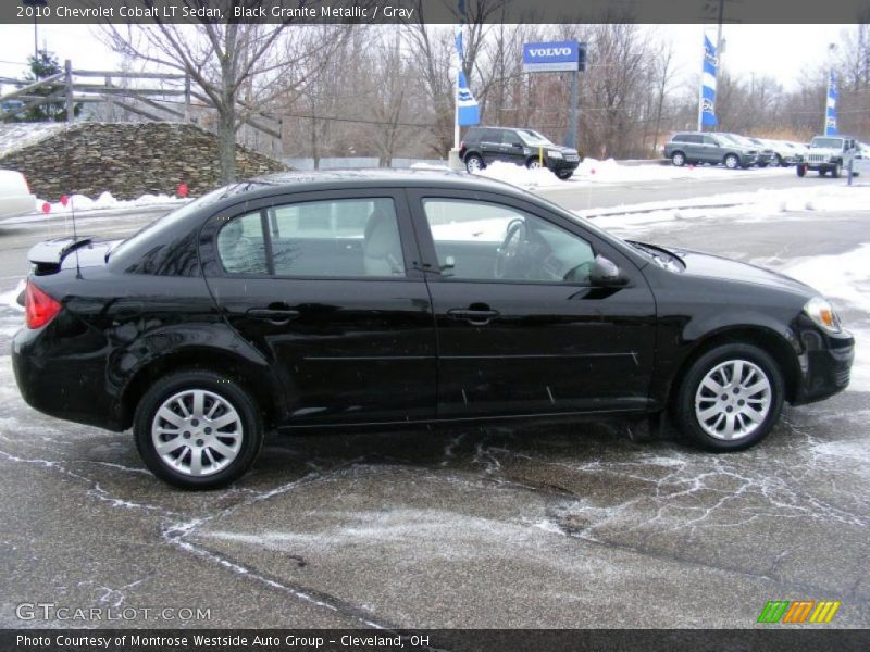 Black Granite Metallic / Gray 2010 Chevrolet Cobalt LT Sedan