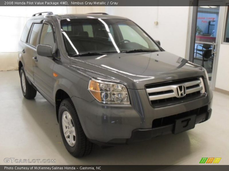 Nimbus Gray Metallic / Gray 2008 Honda Pilot Value Package 4WD