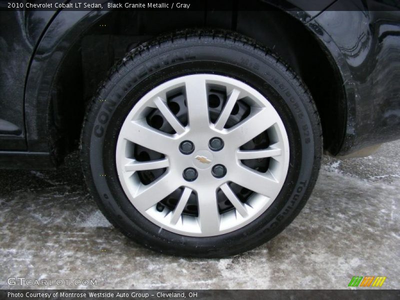 Black Granite Metallic / Gray 2010 Chevrolet Cobalt LT Sedan