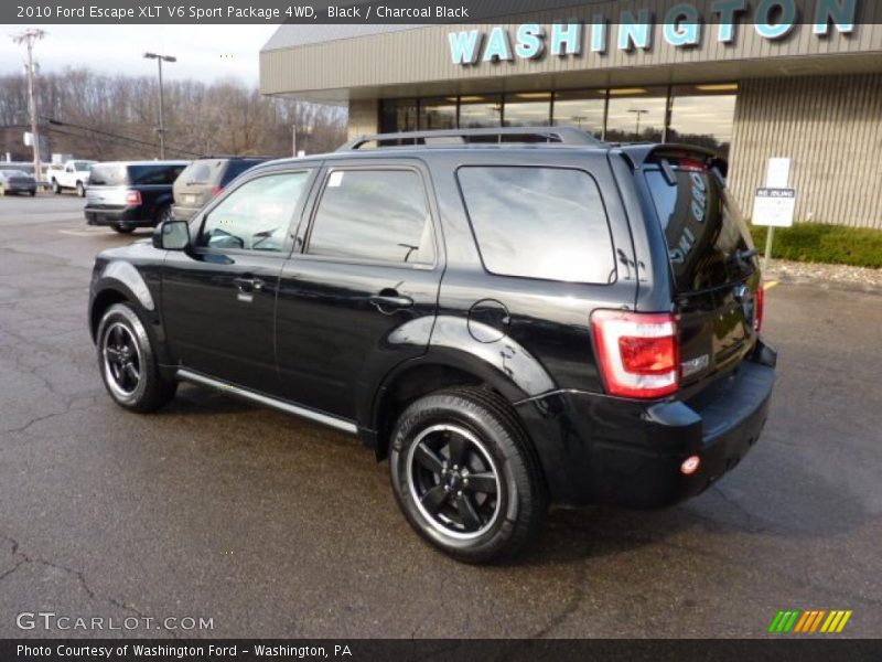 Black / Charcoal Black 2010 Ford Escape XLT V6 Sport Package 4WD