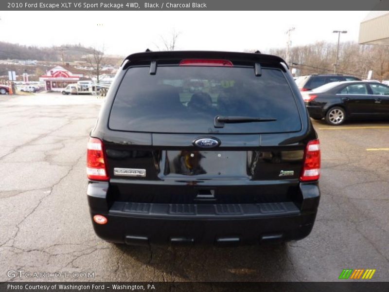Black / Charcoal Black 2010 Ford Escape XLT V6 Sport Package 4WD