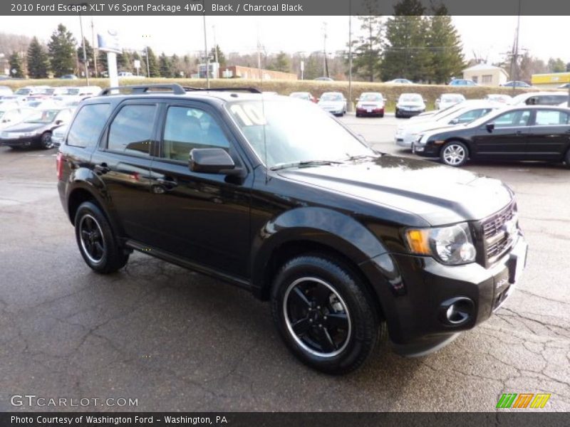 Black / Charcoal Black 2010 Ford Escape XLT V6 Sport Package 4WD